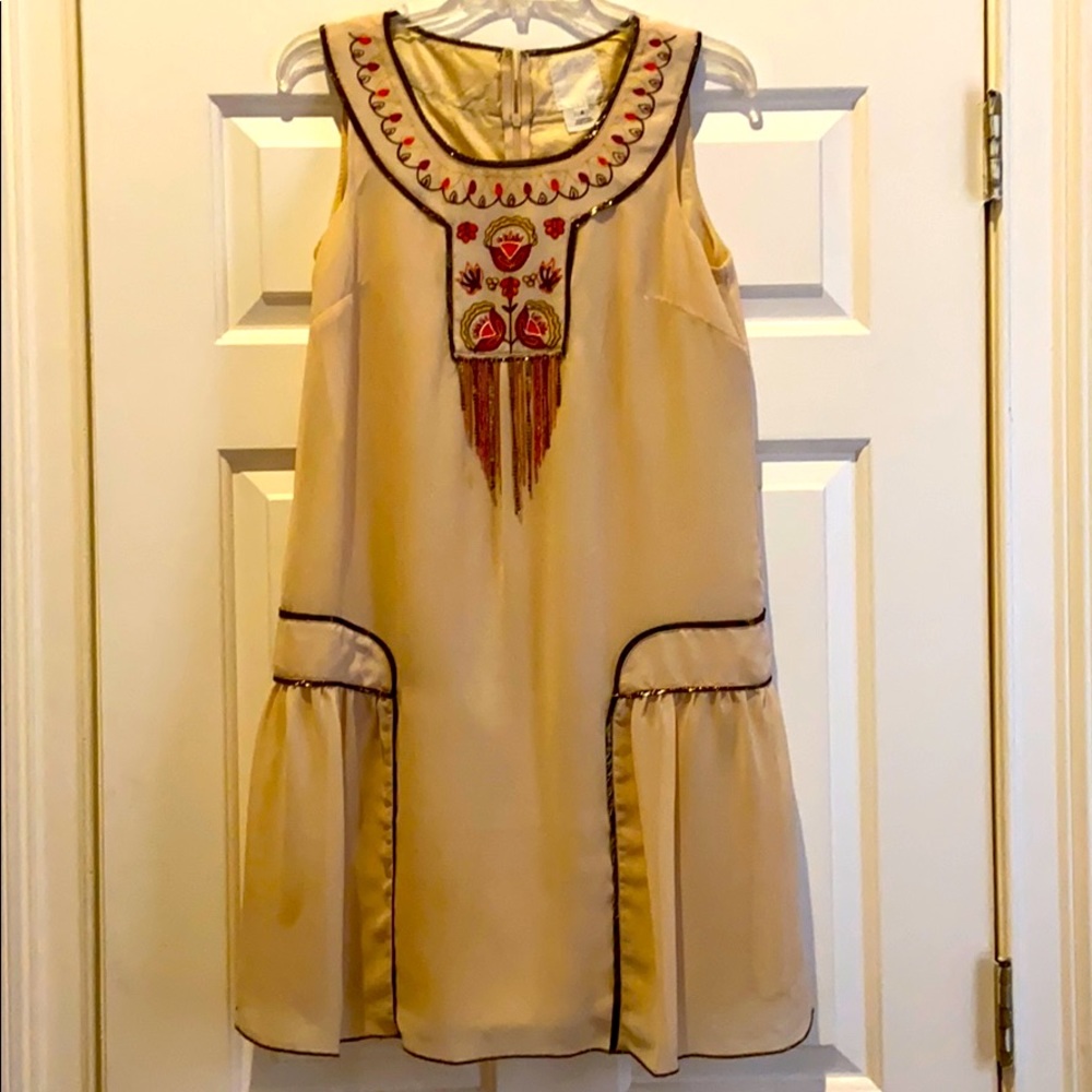 Anna Sui beaded dress. Size 4. Fits 6/8.